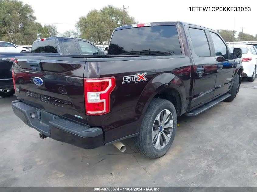 1FTEW1CP0KKE33053 2019 Ford F-150 Xl