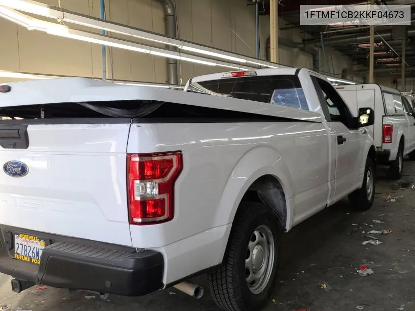 1FTMF1CB2KKF04673 2019 Ford F-150 Xl