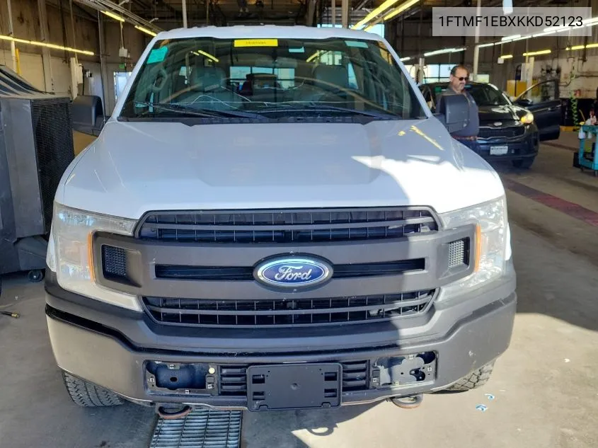 2019 Ford F-150 Xl VIN: 1FTMF1EBXKKD52123 Lot: 40757248