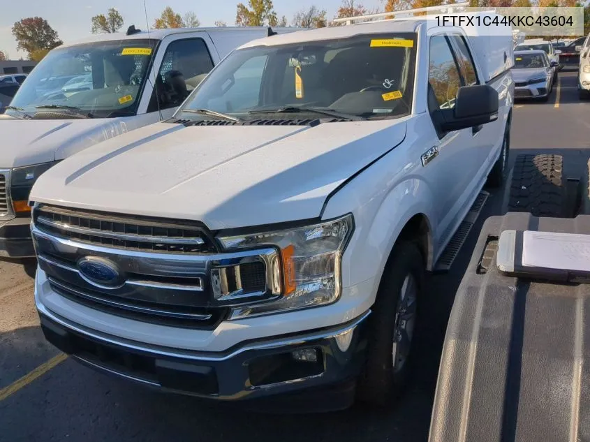 2019 Ford F-150 Xlt VIN: 1FTFX1C44KKC43604 Lot: 40768272