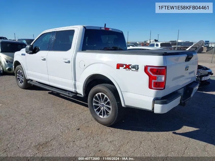 2019 Ford F-150 Xlt VIN: 1FTEW1E58KFB04461 Lot: 40772680