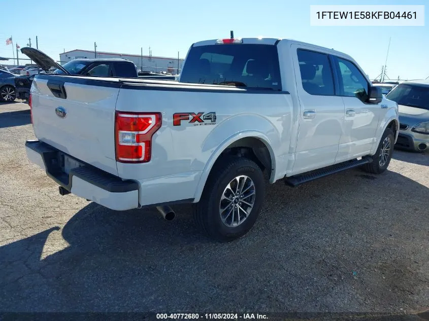 2019 Ford F-150 Xlt VIN: 1FTEW1E58KFB04461 Lot: 40772680