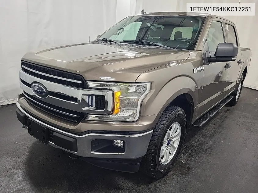 2019 Ford F-150 Xlt VIN: 1FTEW1E54KKC17251 Lot: 40776325