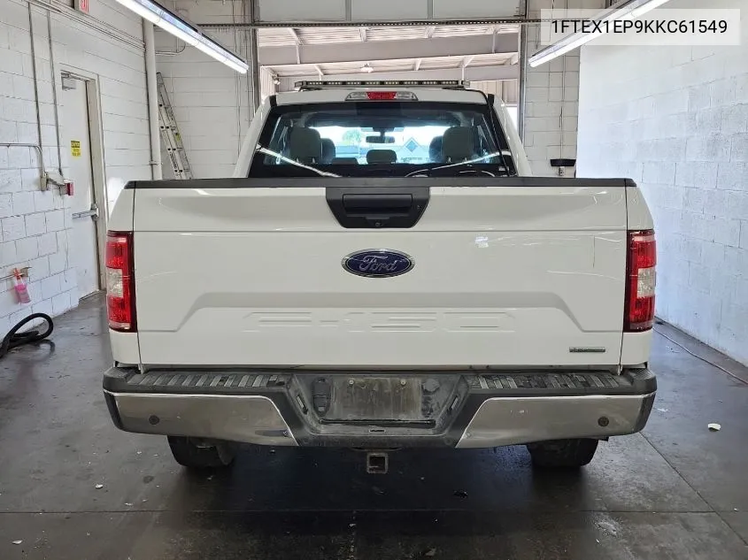 2019 Ford F-150 Xl VIN: 1FTEX1EP9KKC61549 Lot: 40780758