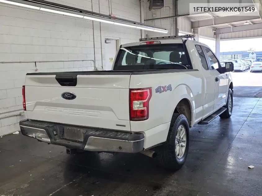 2019 Ford F-150 Xl VIN: 1FTEX1EP9KKC61549 Lot: 40780758