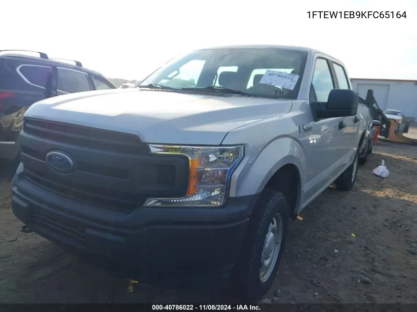 2019 Ford F-150 Xl VIN: 1FTEW1EB9KFC65164 Lot: 40786022