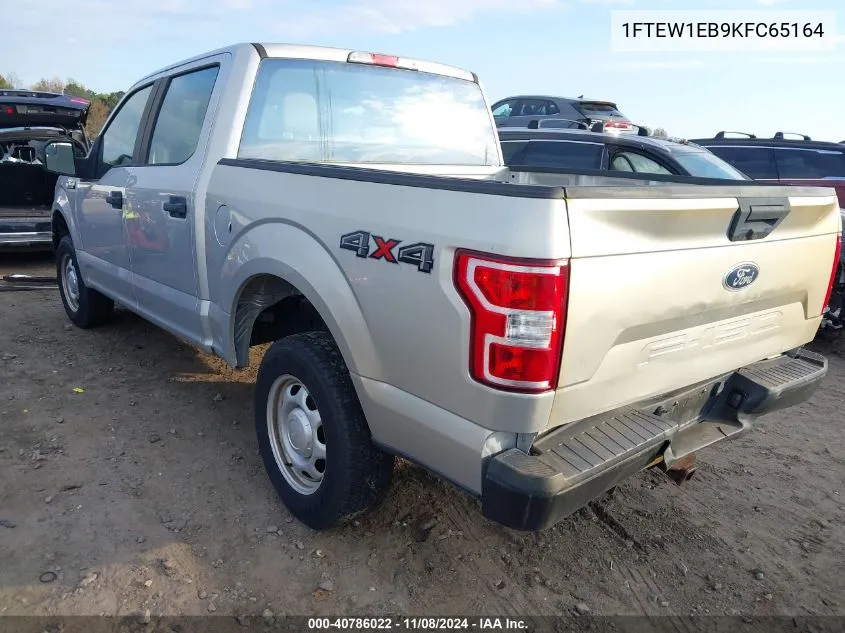 2019 Ford F-150 Xl VIN: 1FTEW1EB9KFC65164 Lot: 40786022