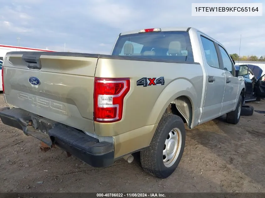 2019 Ford F-150 Xl VIN: 1FTEW1EB9KFC65164 Lot: 40786022