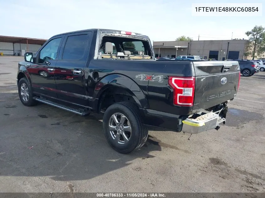 2019 Ford F-150 Xlt VIN: 1FTEW1E48KKC60854 Lot: 40786333