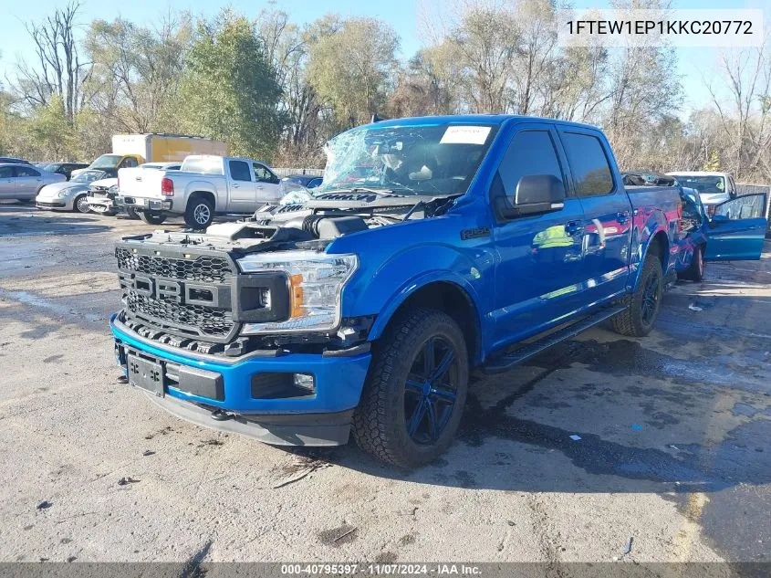 2019 Ford F-150 Xlt VIN: 1FTEW1EP1KKC20772 Lot: 40795397