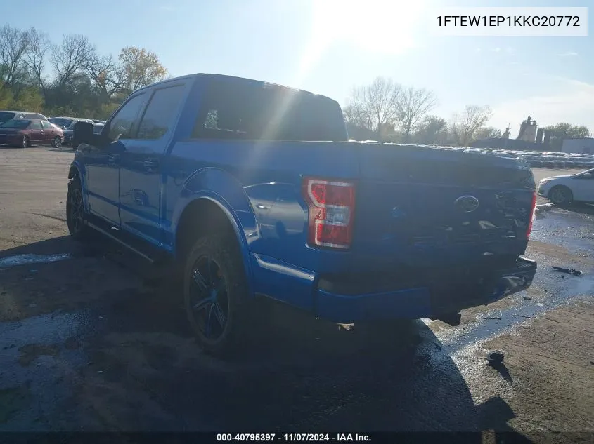 2019 Ford F-150 Xlt VIN: 1FTEW1EP1KKC20772 Lot: 40795397