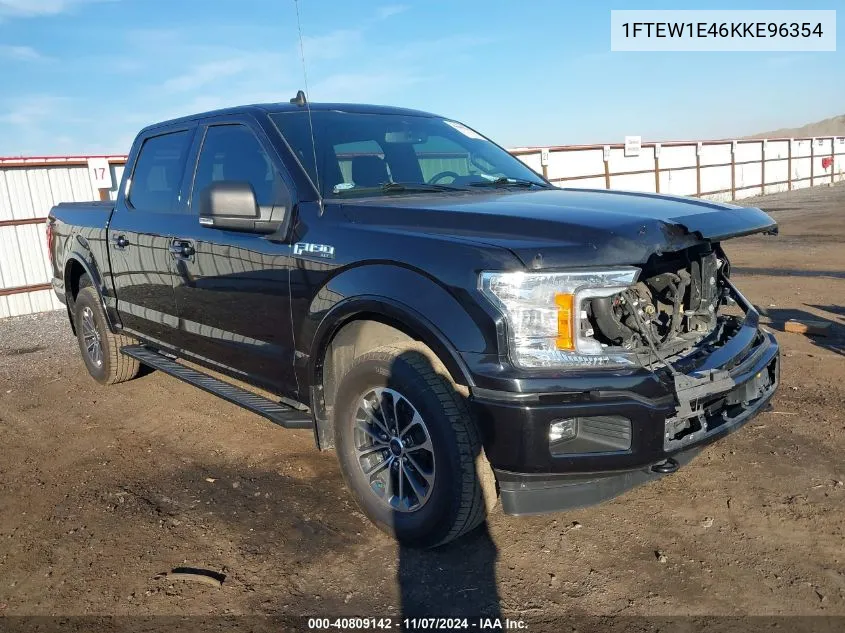 2019 Ford F-150 Xlt VIN: 1FTEW1E46KKE96354 Lot: 40809142