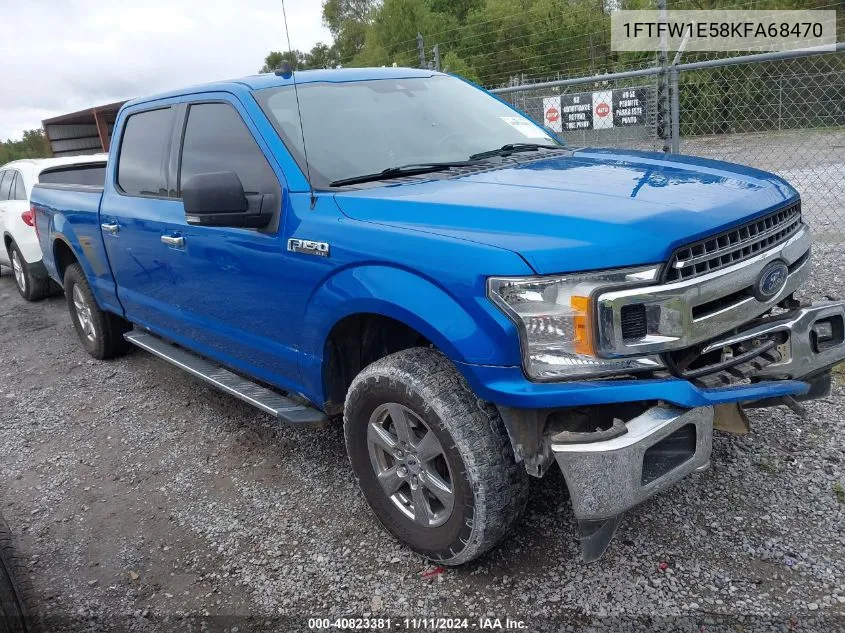 2019 Ford F-150 Xlt VIN: 1FTFW1E58KFA68470 Lot: 40823381