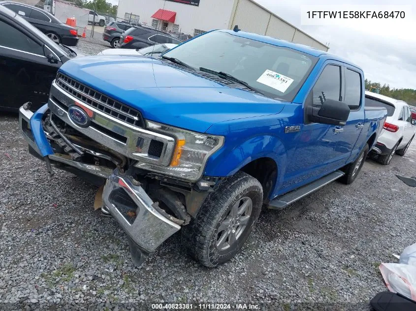 2019 Ford F-150 Xlt VIN: 1FTFW1E58KFA68470 Lot: 40823381