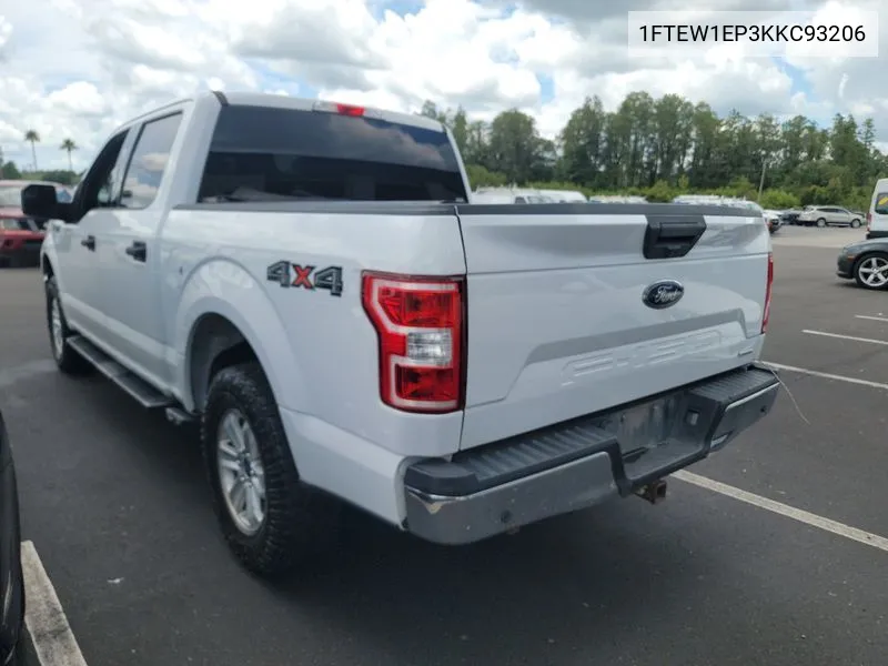 2019 Ford F-150 Xlt VIN: 1FTEW1EP3KKC93206 Lot: 40826341