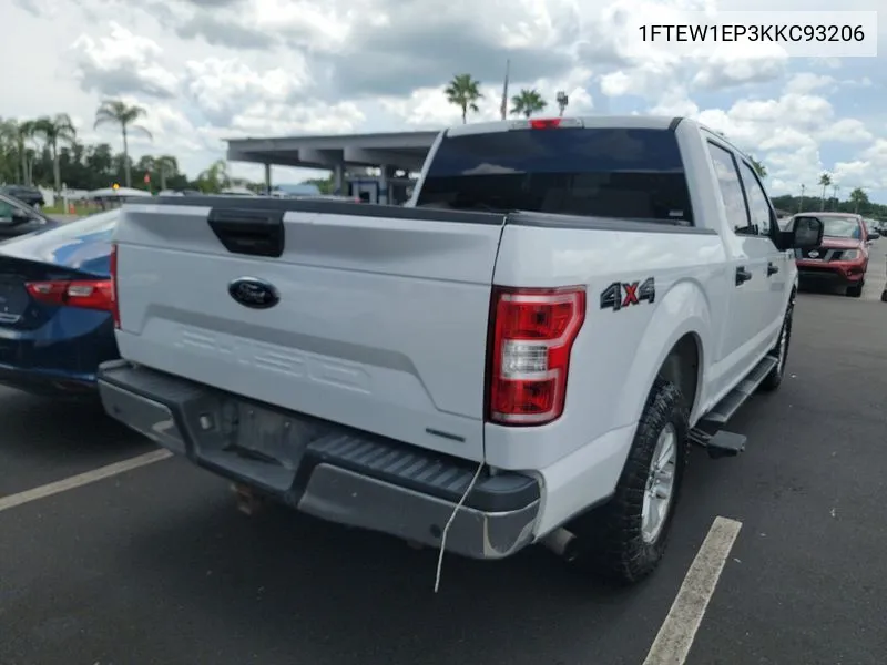 2019 Ford F-150 Xlt VIN: 1FTEW1EP3KKC93206 Lot: 40826341