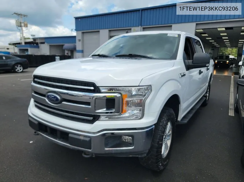 2019 Ford F-150 Xlt VIN: 1FTEW1EP3KKC93206 Lot: 40826341