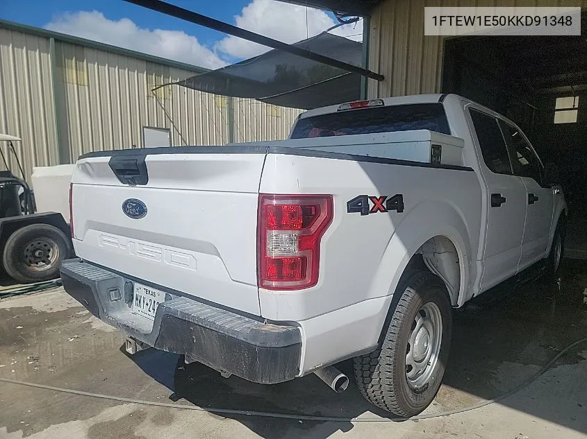 2019 Ford F-150 Xl VIN: 1FTEW1E50KKD91348 Lot: 40833717