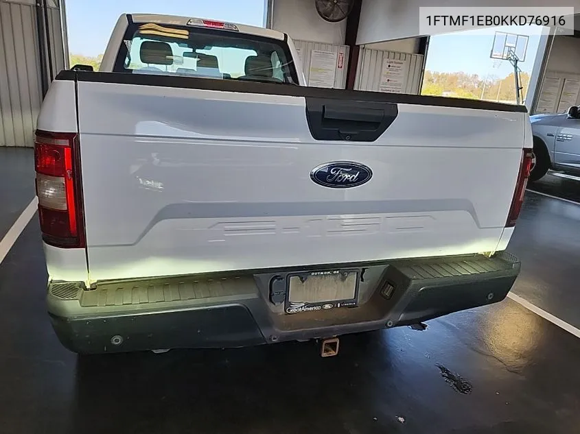 2019 Ford F150 VIN: 1FTMF1EB0KKD76916 Lot: 40840831