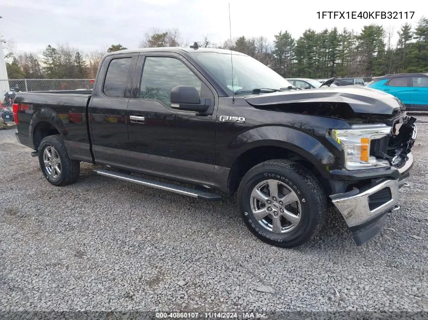 2019 Ford F-150 Xlt VIN: 1FTFX1E40KFB32117 Lot: 40860107