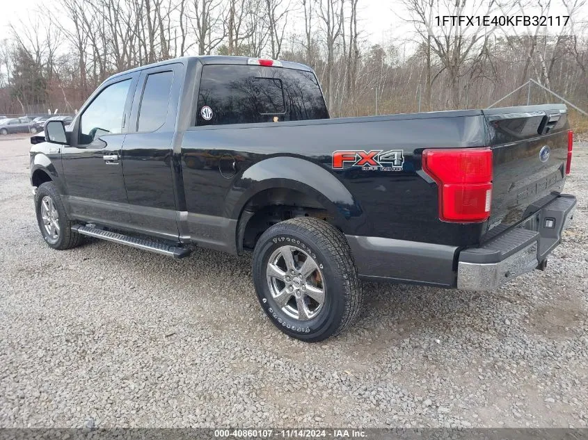 2019 Ford F-150 Xlt VIN: 1FTFX1E40KFB32117 Lot: 40860107