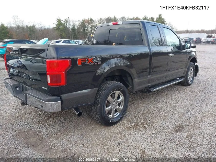 2019 Ford F-150 Xlt VIN: 1FTFX1E40KFB32117 Lot: 40860107