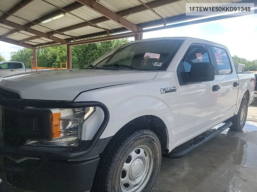 2019 Ford F-150 Xl VIN: 1FTEW1E50KKD91348 Lot: 40874514