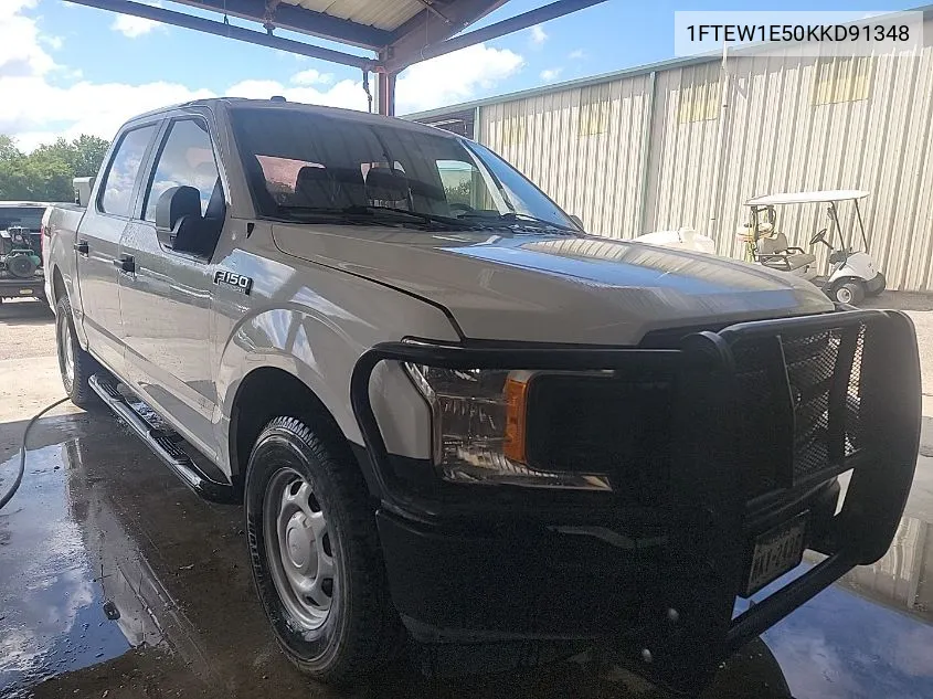 2019 Ford F-150 Xl VIN: 1FTEW1E50KKD91348 Lot: 40874514