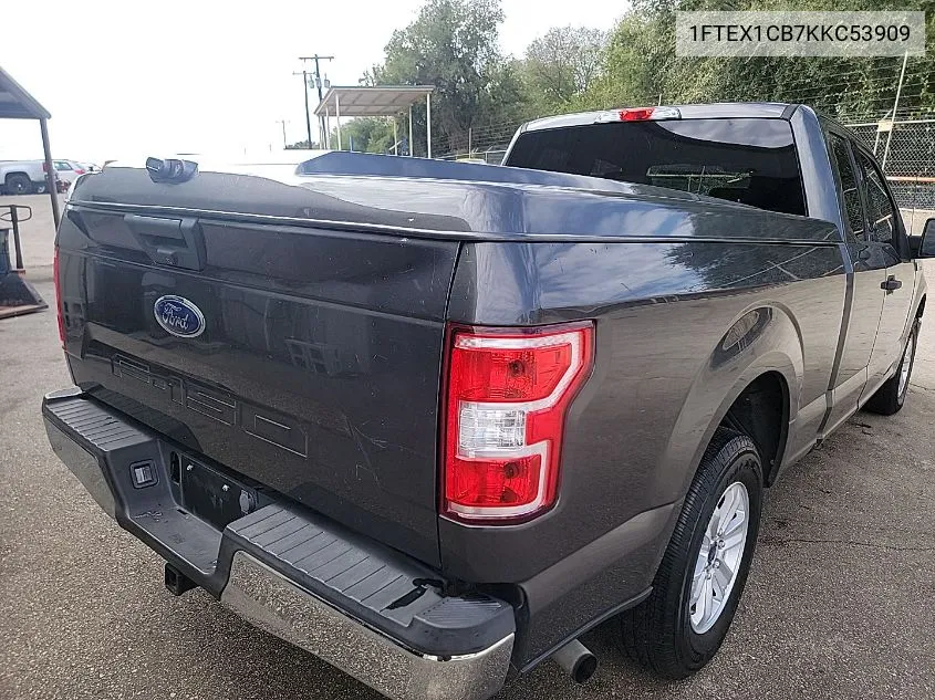 1FTEX1CB7KKC53909 2019 Ford F-150 Xlt