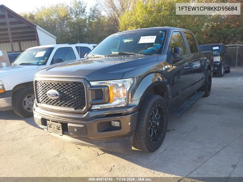 2019 Ford F-150 Xl VIN: 1FTEW1CP8KKD95684 Lot: 40874743