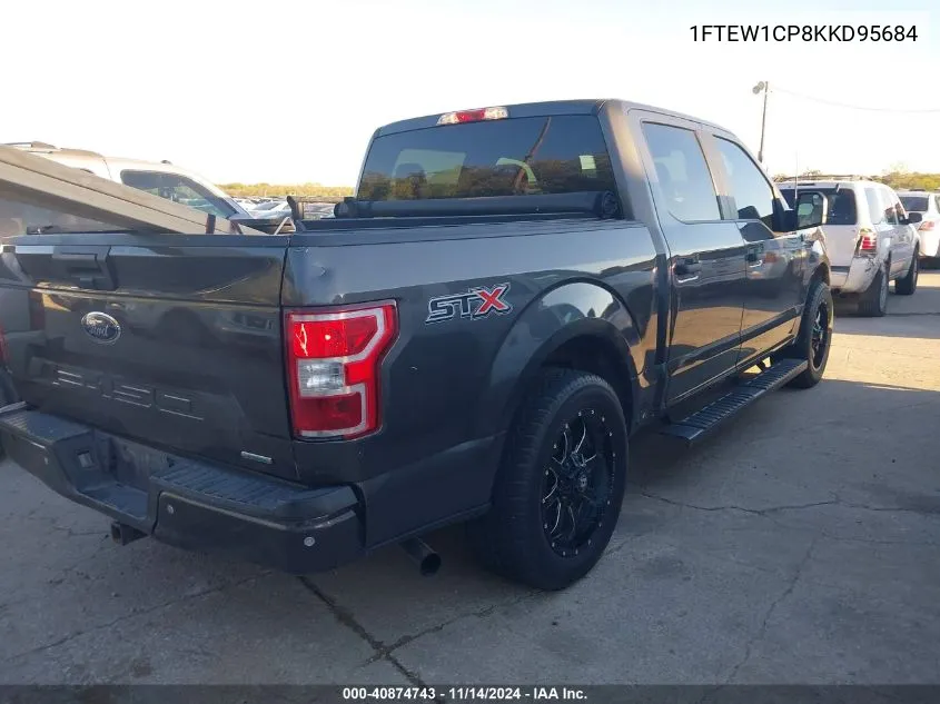 2019 Ford F-150 Xl VIN: 1FTEW1CP8KKD95684 Lot: 40874743