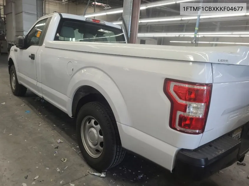 2019 Ford F-150 Xl VIN: 1FTMF1CBXKKF04677 Lot: 40878659