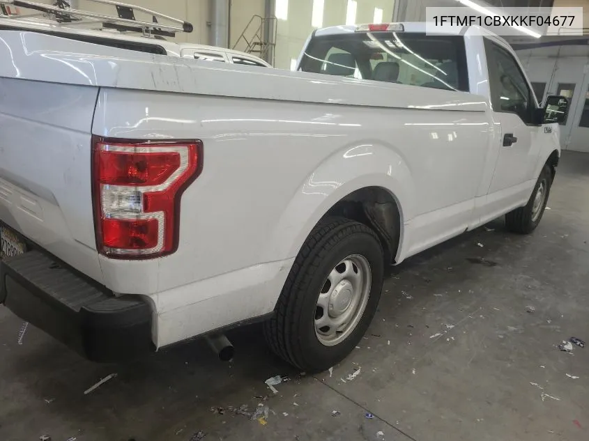 2019 Ford F-150 Xl VIN: 1FTMF1CBXKKF04677 Lot: 40878659