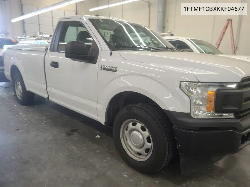 2019 Ford F-150 Xl VIN: 1FTMF1CBXKKF04677 Lot: 40878659