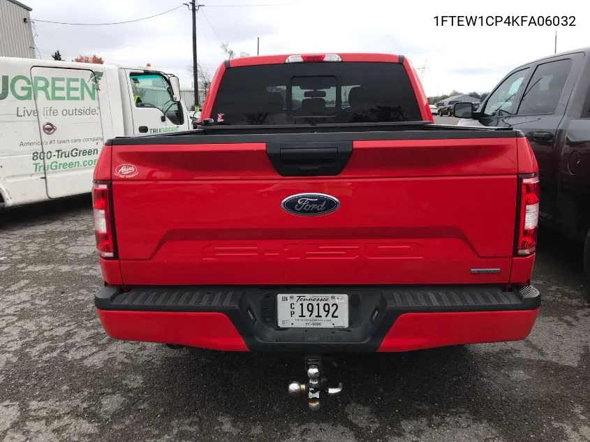 2019 Ford F150 Supercrew VIN: 1FTEW1CP4KFA06032 Lot: 40879045