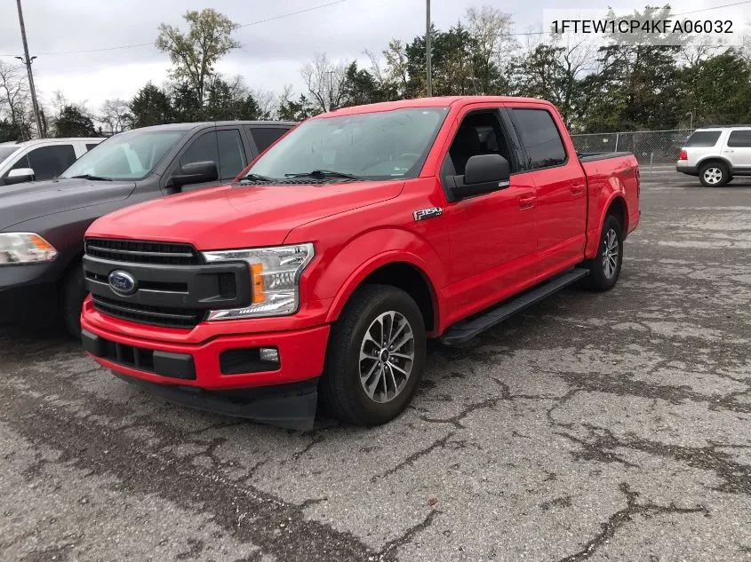 2019 Ford F150 Supercrew VIN: 1FTEW1CP4KFA06032 Lot: 40879045