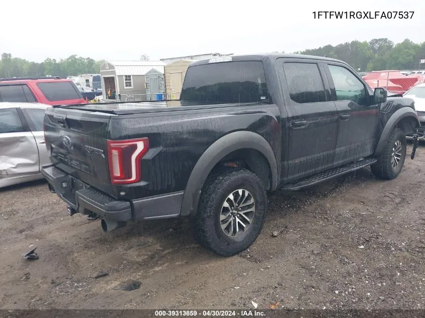 1FTFW1RGXLFA07537 2020 Ford F-150 Raptor