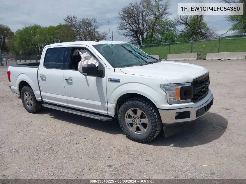 2020 Ford F-150 Xlt VIN: 1FTEW1CP4LFC54380 Lot: 39340225