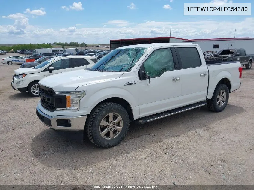 2020 Ford F-150 Xlt VIN: 1FTEW1CP4LFC54380 Lot: 39340225