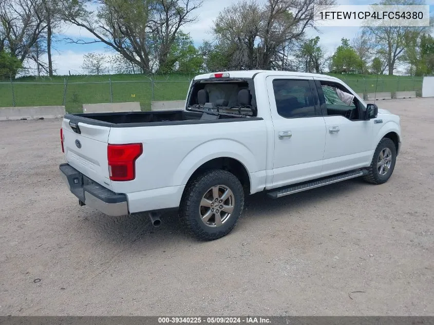 2020 Ford F-150 Xlt VIN: 1FTEW1CP4LFC54380 Lot: 39340225