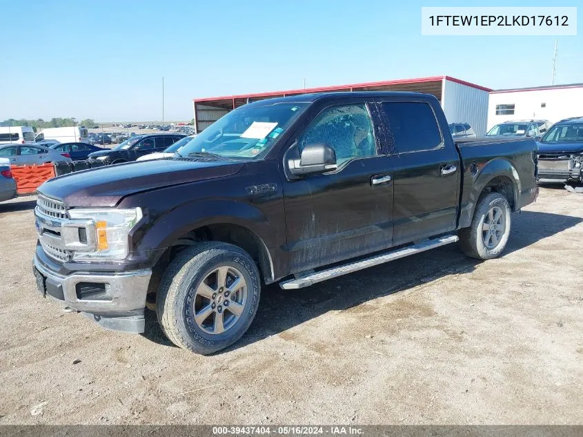 1FTEW1EP2LKD17612 2020 Ford F-150 Xlt