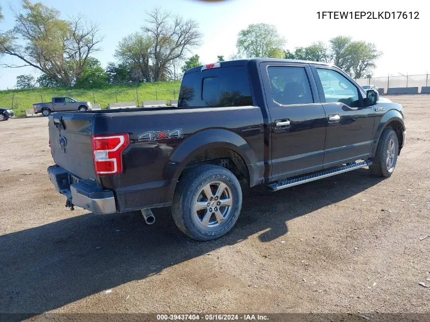 1FTEW1EP2LKD17612 2020 Ford F-150 Xlt