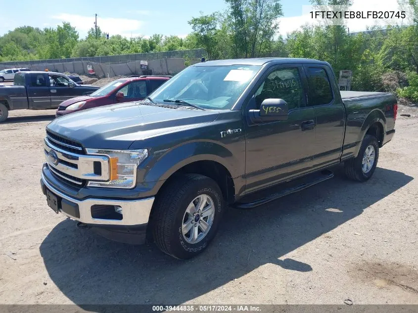 2020 Ford F-150 Xlt VIN: 1FTEX1EB8LFB20745 Lot: 39444835