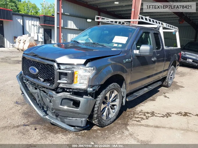 2020 Ford F-150 Xl VIN: 1FTEX1EP7LFA78421 Lot: 39470550