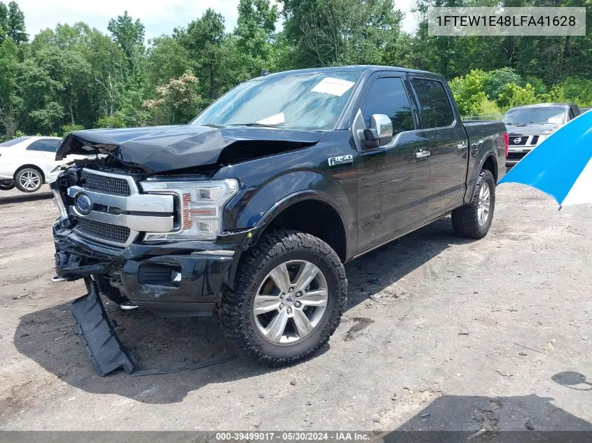 1FTEW1E48LFA41628 2020 Ford F-150 Platinum