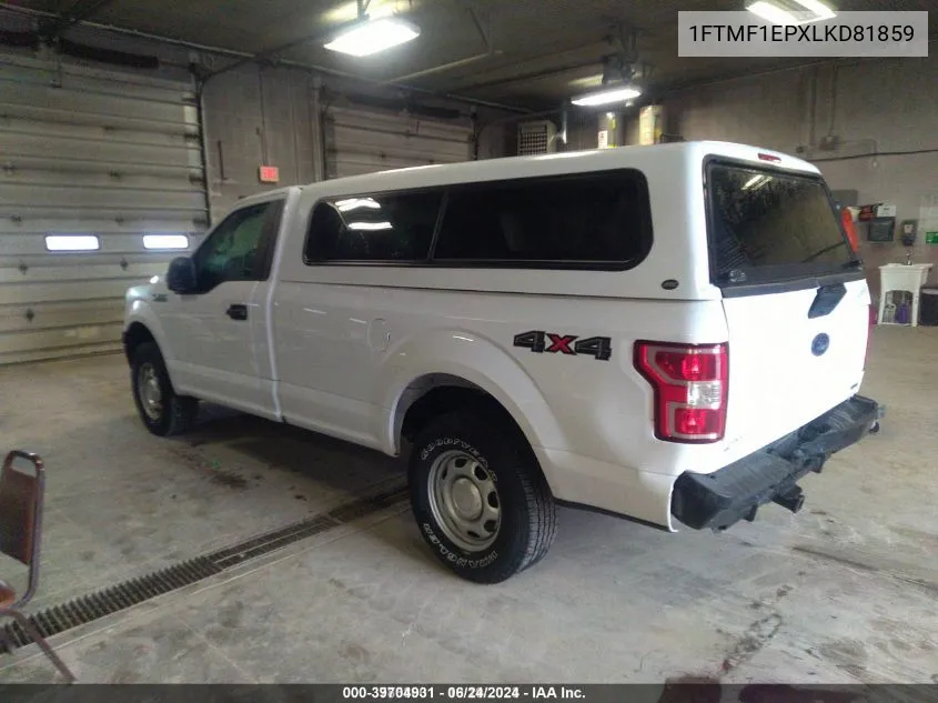 2020 Ford F-150 Xl VIN: 1FTMF1EPXLKD81859 Lot: 39704931