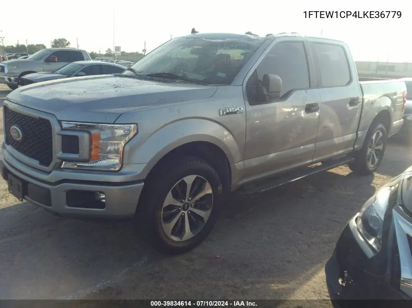 2020 Ford F-150 Xl VIN: 1FTEW1CP4LKE36779 Lot: 39834614