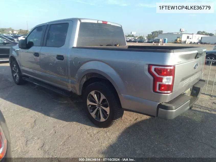 2020 Ford F-150 Xl VIN: 1FTEW1CP4LKE36779 Lot: 39834614