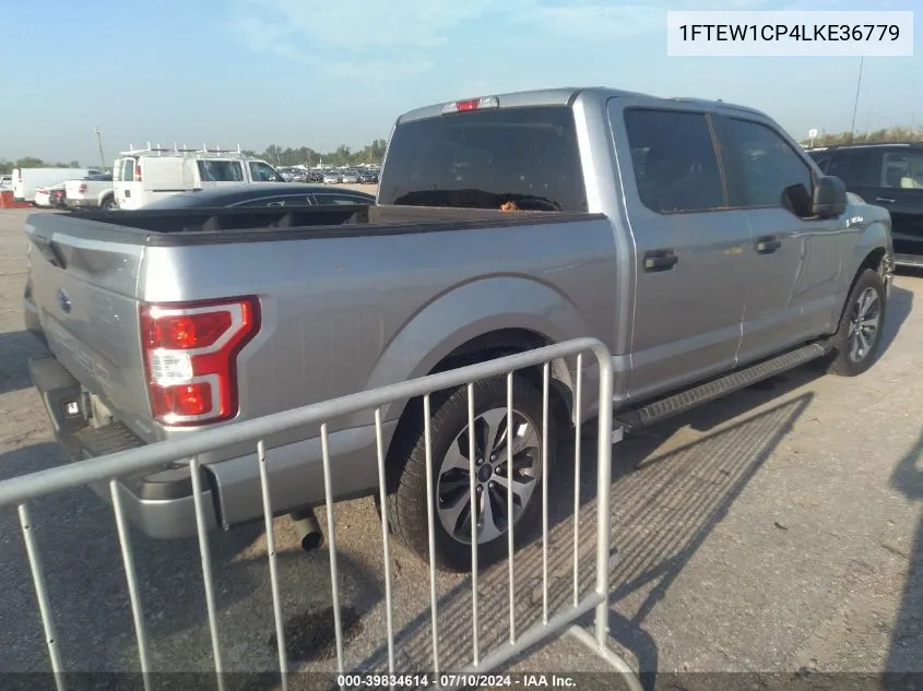 2020 Ford F-150 Xl VIN: 1FTEW1CP4LKE36779 Lot: 39834614