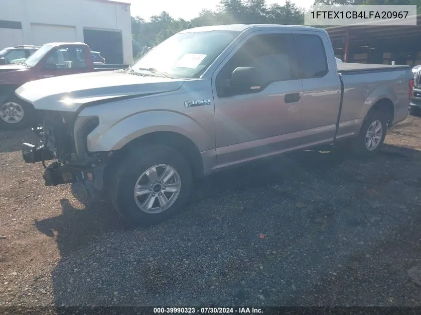 1FTEX1CB4LFA20967 2020 Ford F-150 Xlt